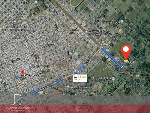 Venta | Lote | 1600 M2 | Punto Tandil