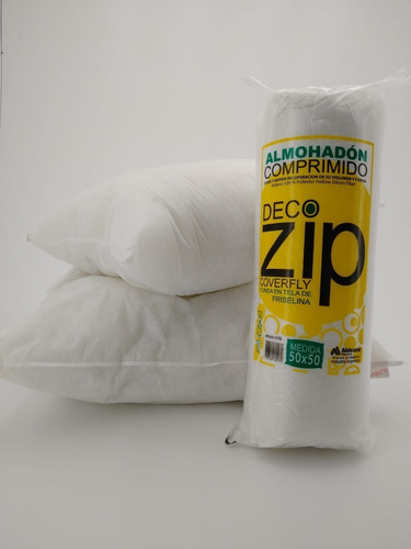 Imagen 2 de 3 de Relleno Almohadon 45x45 Zip Cerrado Al Vacio