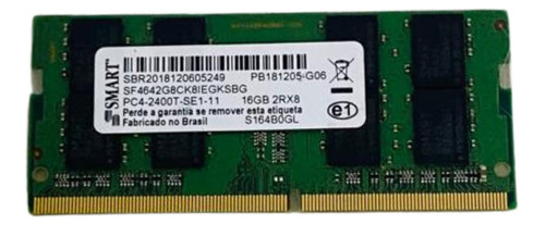 Memoria Smart Ddr4 16gb Notebook Pc4-2400t 2rx8