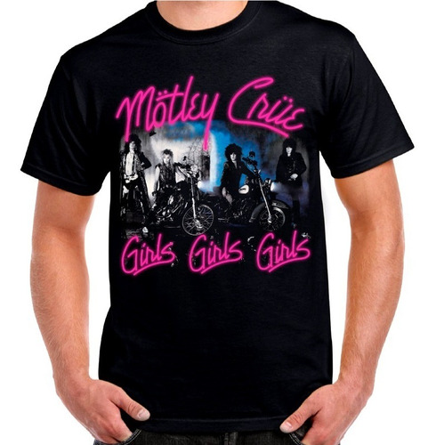 Mötley Crüe Girls, Girls, Girls Estampada Dtg