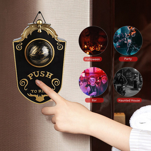 Aa Campainha De Halloween Com Led Lightup Eyeball Sons
