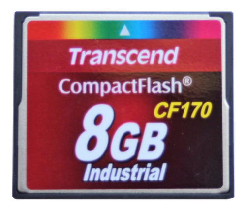 Tarjeta Memoria Compact Flash  Industrial Transcend 8gb 170x