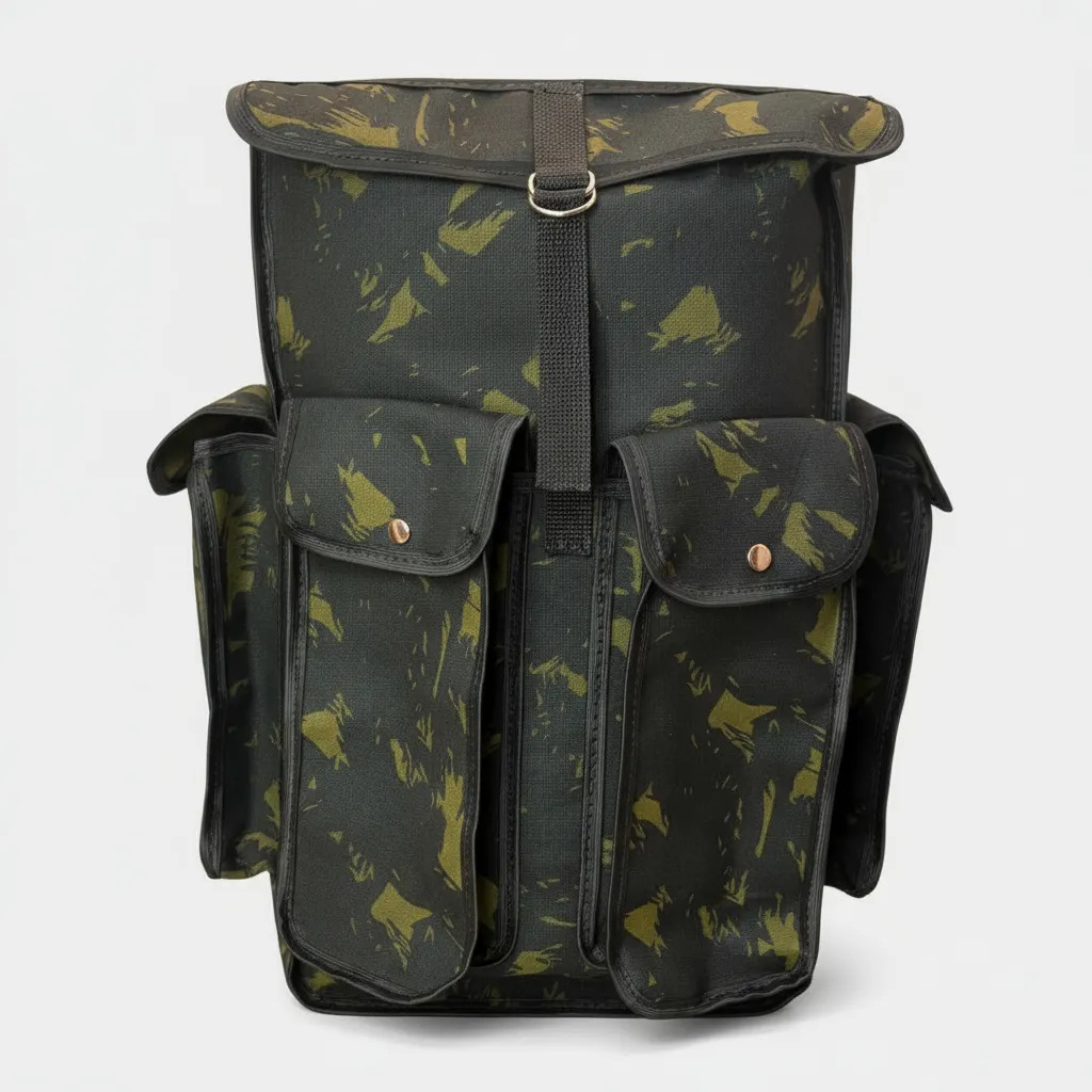 Mochila Grande Com Alças Reforçadas Para Carregar Ferramenta Cor Camuflado