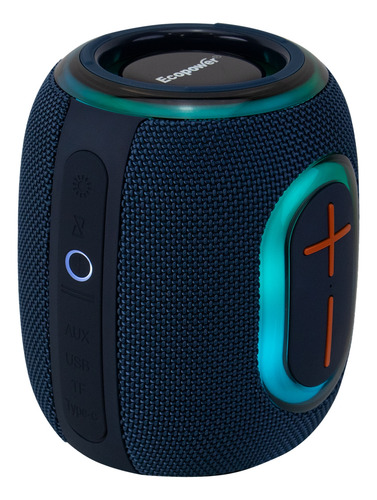 Speaker Ecopower Ep-2532 -usb/sd/aux - Bluetooth - 7w - Azul Azul