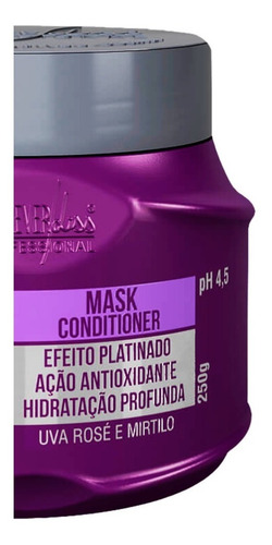 Imagem 4 de 5 de Forever Liss Máscara Matizadora Platinum Blond 250g