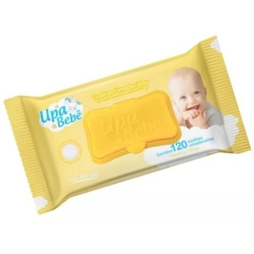 Kit 6 Toalhas Umedecidas Lenços 19x13cm 120unid Upa Bebê