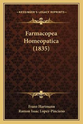 Libro Farmacopea Homeopatica (1835) - Franz Hartmann