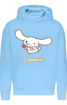 Comprar Poleron Cinnamon Roll Cafe Cinnamon - Hello Kitty - Dibujos Animados - Celeste -  Estampaking