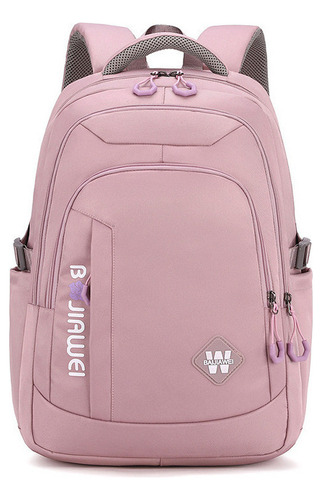 Mochila Antirrobo Para Escolar Viaje Estilo Juvenil Casual Unisex De Gran Capacidad Con Multi Bolsillos Mochila 40l Color Violeta