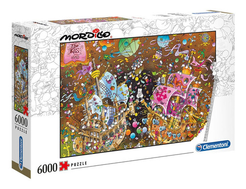 Puzzle 6000 Peças O Beijo - Mordillo - Clementoni