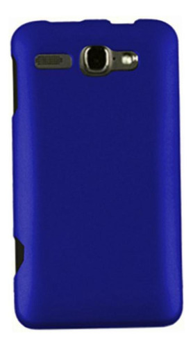 Carcasa De Goma Para Alcatel One Touch Sonic, Color Azul Liso