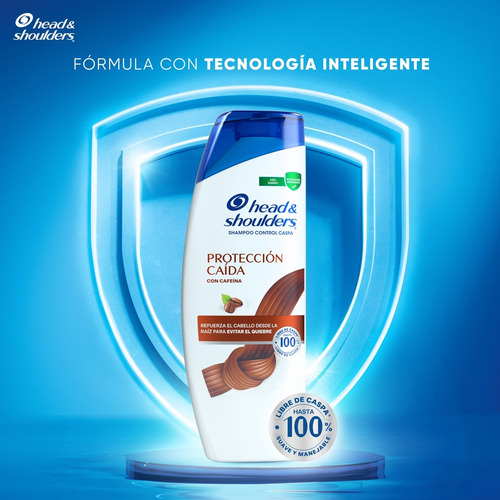 Shampoo Protección Caída, Con Cafeína 650ml Head & Shoulders