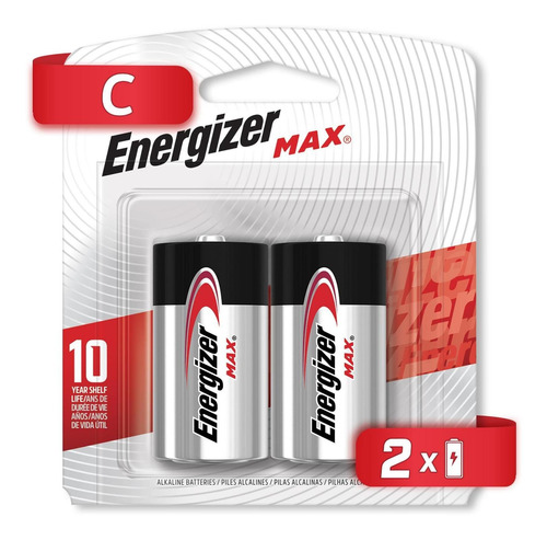 Pila Energizer Max C Alcalina Blister 1 Unidad