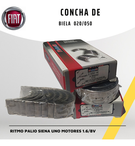Concha De Biela Fiat Ritmo Uno Palio Siena 1,6/8v 020/050