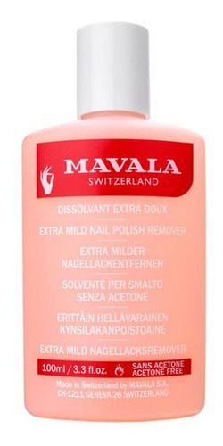 Quita Esmalte Rosa Mavala Plast Bottle 100 Ml.