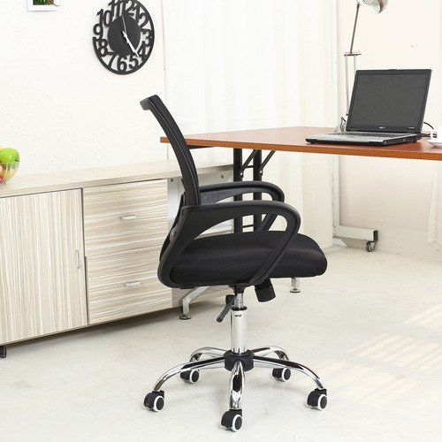 Imagen 4 de 7 de Silla Escritorio De Oficina Ergonómica Negra Habilis / Fn3b
