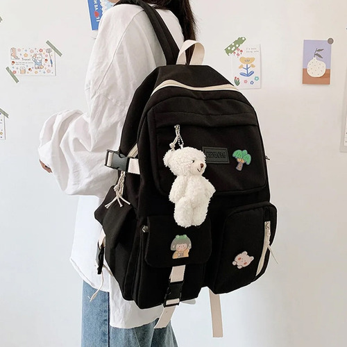 Bolso Mochila Multiuso Escolar De Viaje Mujer 30 Litros