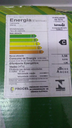 Ventilador De Teto Loren Sid Aristocrata M1 Led 140w