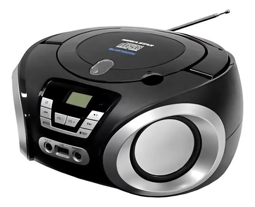 Rádio Micro System Portátil Mega Star Toca Cd Bluetoo Bombox