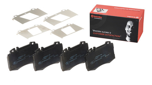 Kit Delanteras Balatas Bajos Metales Brembo Ml500 02/07