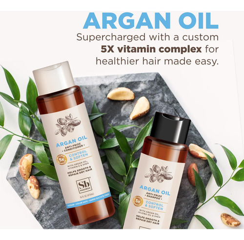 Conjunto De Shampoo E Condicionador Soapbox Argan Volumizing