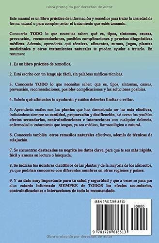 Ansiedad. Alimentos Y Plantas Medicinales Conoce..., De M. Rivero, Isabel. Editorial Independently Published En Español