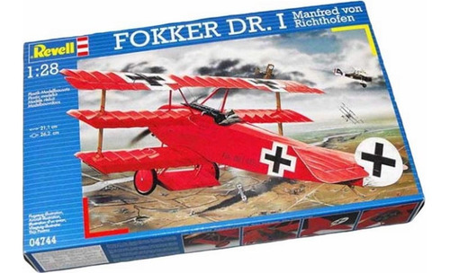 Fokker Dr. I  Barón Rojo  M.v.richthofen - 1/28 Revell 04744