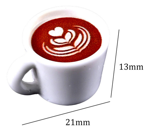 3 X 10 Uds Casa De Muñecas Café Mini Cocina Patrón De