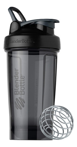 Blenderbottle Pro Series Agitador Botella, 24 Onzas, Negro