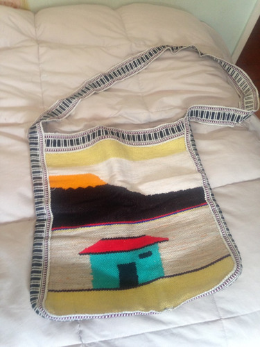 Morral Hecha En Telar Salteña 36x37cm