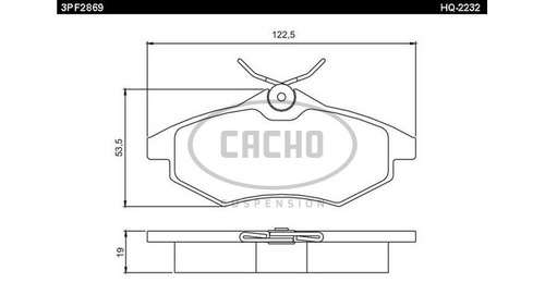 Pastilla De Freno Del P/ Citroen C3 1.4i/1.4hdi/xtr 02/...