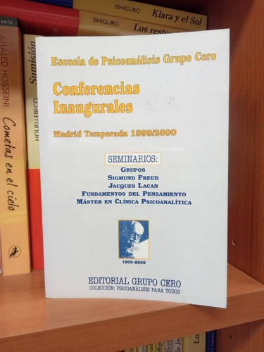 Conferencias Inaugurales Madrid Tempoada 1999/2000