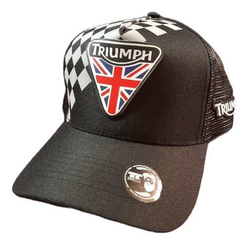 Imagen 1 de 4 de Gorra Moto Triumph Premiun Logo Relieve Motoscba
