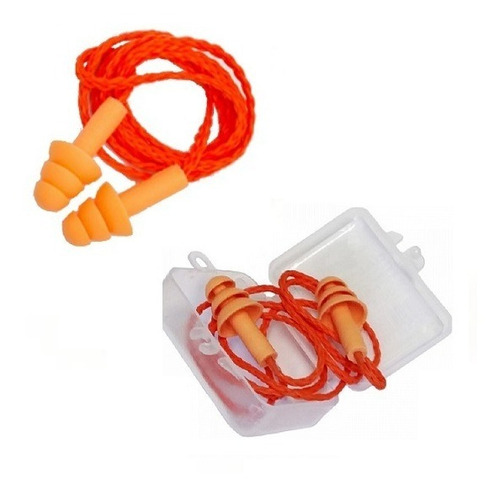 10 Protetor Auricular Silicone Plug Ouvido C/ Ca - Epi