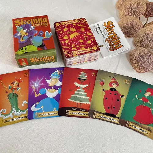 Juego Sleeping Queens, Juego De Cartas Sleeping Queens, Game