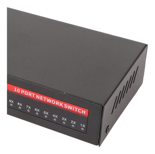 Gigabit 10 Puertos Ethernet 1000m Auto Mdi Mdix Plug And Pla