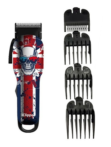 Imagen 2 de 5 de Cortadora De Pelo Blu Profesional Hair Clipper Kit Uk