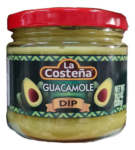 Pasta Guacamole Dip X320gr La Costeña