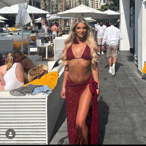 Conjunto De Bikini De Encaje De 3 Piezas For Mujer