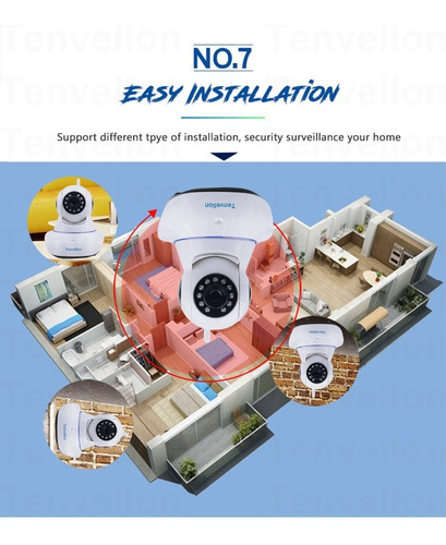 Imagen 5 de 10 de Video Baby Monitor Con Cámara Hd Noche Infrarrojo Visión Bid