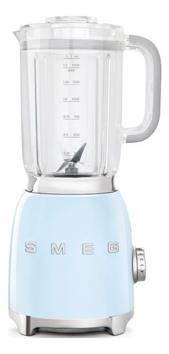 Smeg 50's Retro Style Pastel Blue Blender 