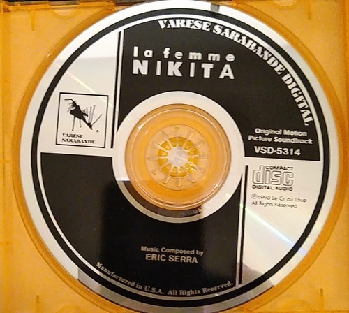 Cd Eric Serra La Femme Nikita Eua (Usado)