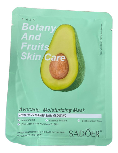 Sadoer Mascarilla Facial Hidratante Aguacate Skincare