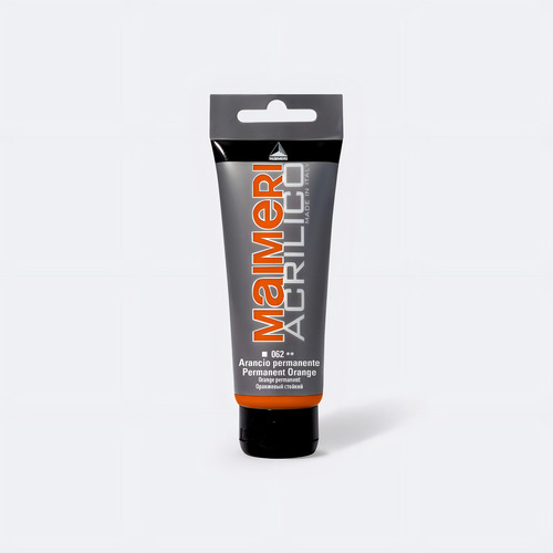 Acrilica Maimeri Acrilico 200ml 062 Permanent Orange