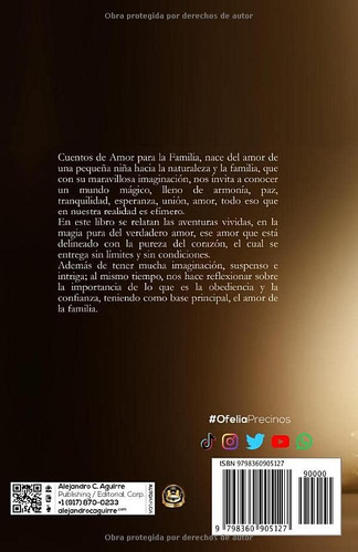 Libro: Cuentos De Amor Para La Familia: Respeto, Valores, Y