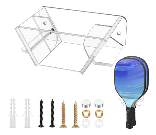 Cosmos Soporte De Pared Para Raqueta De Pickleball Para 2 P.