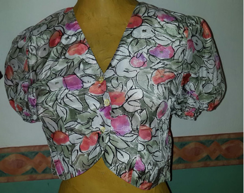 Blusa Torera Vintage.s.entallada.san Isidro.