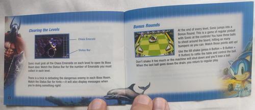 Sega Smashpack Solo Manual Original Gameboy Adv (Usado)