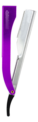Style.cut Free Style Navaja Barbero Afeitar Mango Aluminio Color Violeta