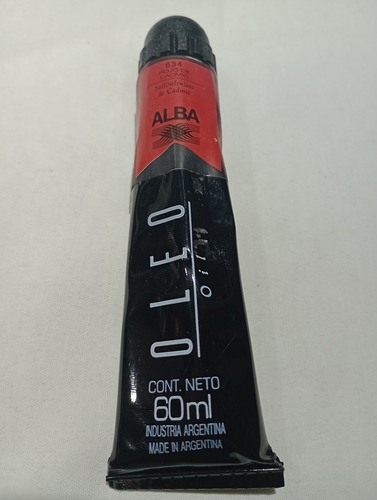 Oleo Alba 60 Ml. Linea Antigua 634 Rojo De Cadmio Grupo 4